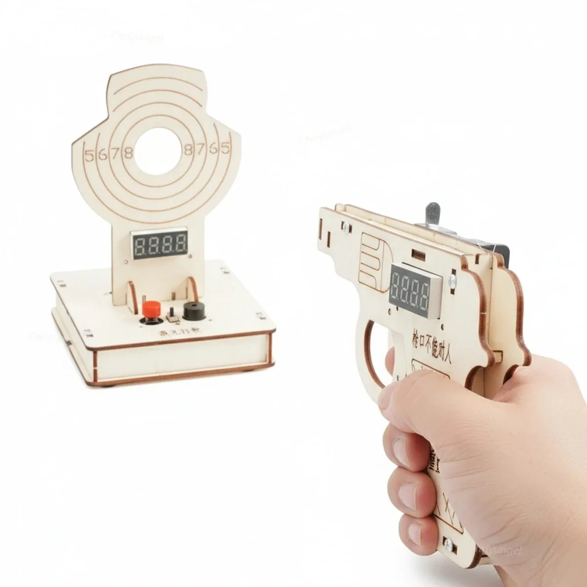 STEM DIY Wooden Target Shooting Game Kit Interactive Building Toys for Kids Educational Science Experiment Crafts Set
STEM DIY Wooden Target Shooting Game Kit Interactive Building Toys for Kids Educational Science Experiment Crafts Set