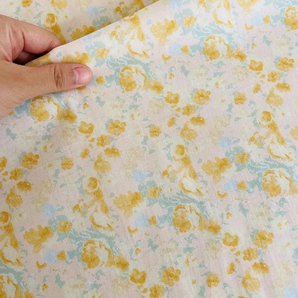 Pure Cotton Floral Summer Sewing Fabric DIY Children's Wear Cloth Make Baby Dress Decoration Home
Pure Cotton Floral Summer Sewing Fabric DIY Children's Wear Cloth Make Baby Dress Decoration Home