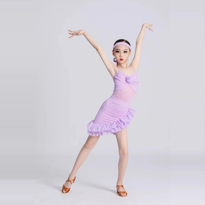 Children's Latin dance costume banquet hall plus size lace dress pants girls sequins Salsa samba children's stage costume
Children's Latin dance costume banquet hall plus size lace dress pants girls sequins Salsa samba children's stage costume