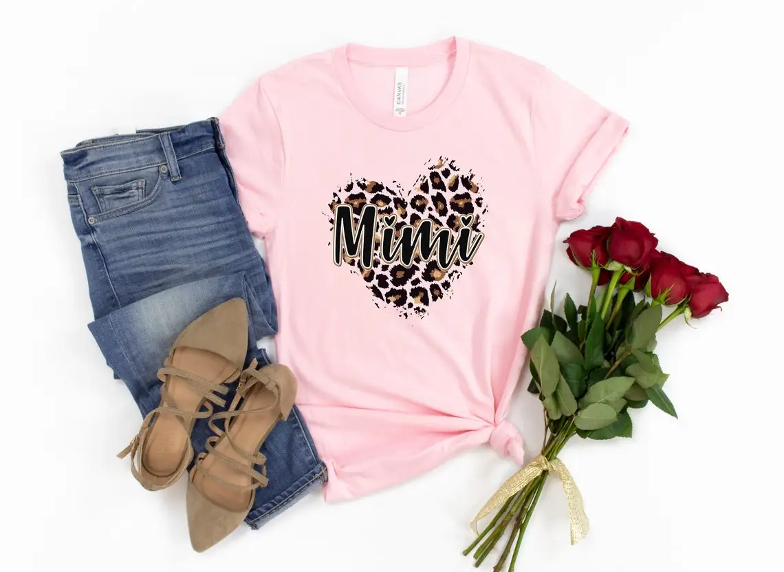 Leopard Mimi Graphic Print Tshirt Women'S Clothing Mothers Day Gift T Shirt Femme Mimi-Life Grandma Female T-Shirt Streetwear
Leopard Mimi Graphic Print Tshirt Women'S Clothing Mothers Day Gift T Shirt Femme Mimi-Life Grandma Female T-Shirt Streetwear