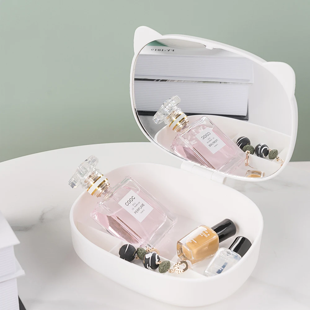Outdoor Traveling Women Makeup Mirror Organizer for Cosmetic Large Capacity Cosmetic Storage Box Organizer With the HD Mirror
Outdoor Traveling Women Makeup Mirror Organizer for Cosmetic Large Capacity Cosmetic Storage Box Organizer With the HD Mirror
