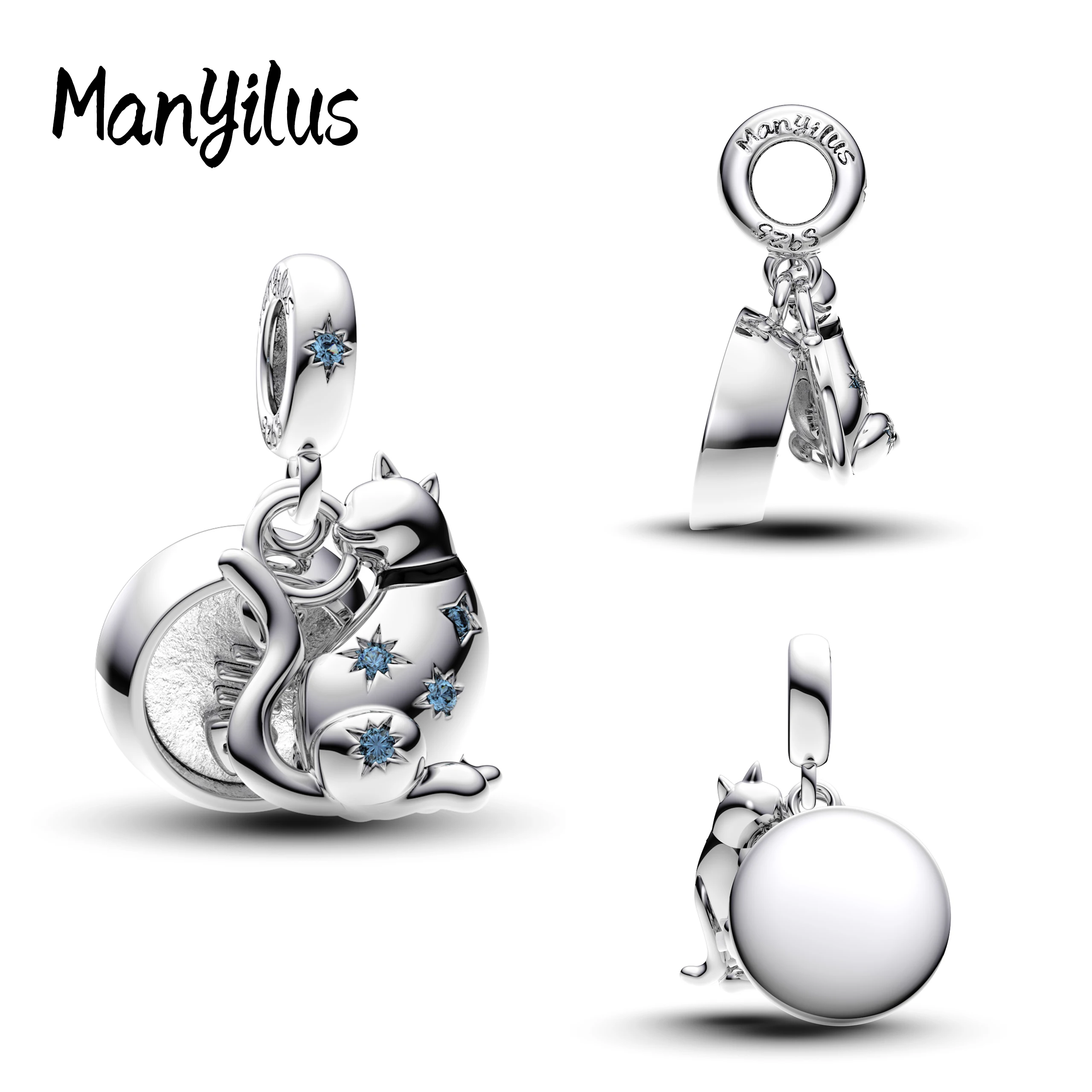 Manyilus Charms Plata 925 Charms 925 Originales Bracelets Fashion Jewelry Making Beads Women Bracelet Charm Women's Jewelery Diy