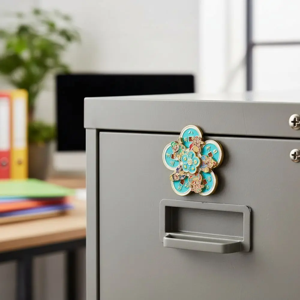 3D Rotating Refrigerator Magnet Traditional Lucky Charm Lucky Magnetic Sticker Handmade Cartoon Holiday Blessing Decoration
3D Rotating Refrigerator Magnet Traditional Lucky Charm Lucky Magnetic Sticker Handmade Cartoon Holiday Blessing Decoration