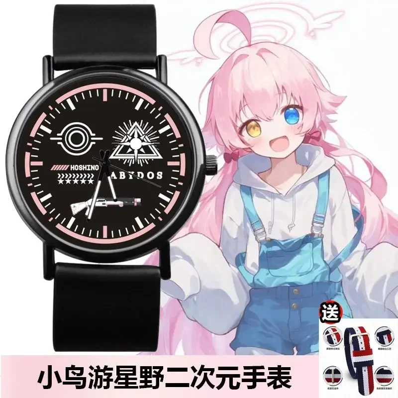 Синий архив Tendou Arisu Takanashi Hoshino Sunaokami Shiroko Студенческие кварцевые часы Мужские и женские наручные часы для любителей аниме-часов
Синий архив Tendou Arisu Takanashi Hoshino Sunaokami Shiroko Студенческие кварцевые часы Мужские и женские наручные часы для любителей аниме-часов