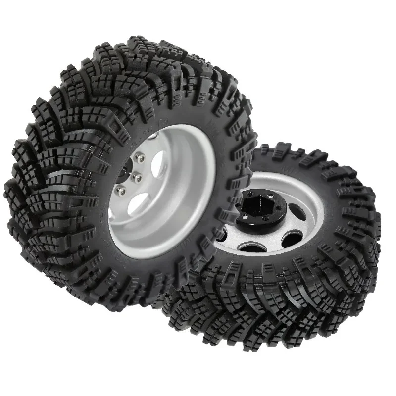 RC Car 4pcs 98mm 1.9" Metal Beadlock Wheel Rim Rubber Tire Set for 1/10 RC Crawler Trxs TRX4 RC4WD D90 D110 Axial SCX10 MST
RC Car 4pcs 98mm 1.9" Metal Beadlock Wheel Rim Rubber Tire Set for 1/10 RC Crawler Trxs TRX4 RC4WD D90 D110 Axial SCX10 MST