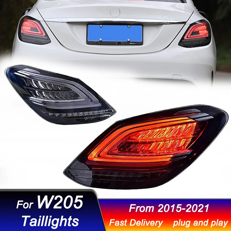Автомобильные задние фонари для Mercedes-Benz C Class W205 2015-2021, новый стиль, полный светодиодный динамический указатель поворота, задний фонарь в сборе
Автомобильные задние фонари для Mercedes-Benz C Class W205 2015-2021, новый стиль, полный светодиодный динамический указатель поворота, задний фонарь в сборе