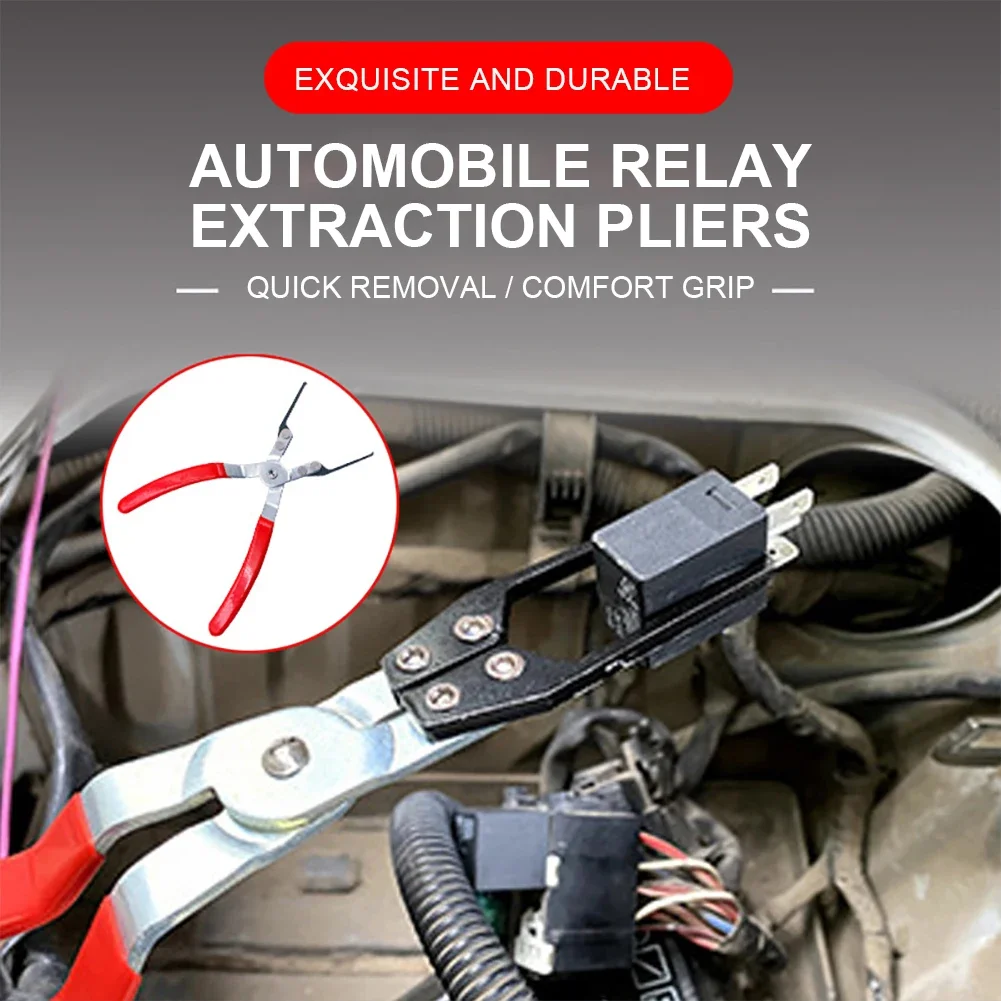 Universal Automotive Relay Fuse Puller Car Remover Pliers - Hand Tool for Car Repair Disassembly Clip
Universal Automotive Relay Fuse Puller Car Remover Pliers - Hand Tool for Car Repair Disassembly Clip