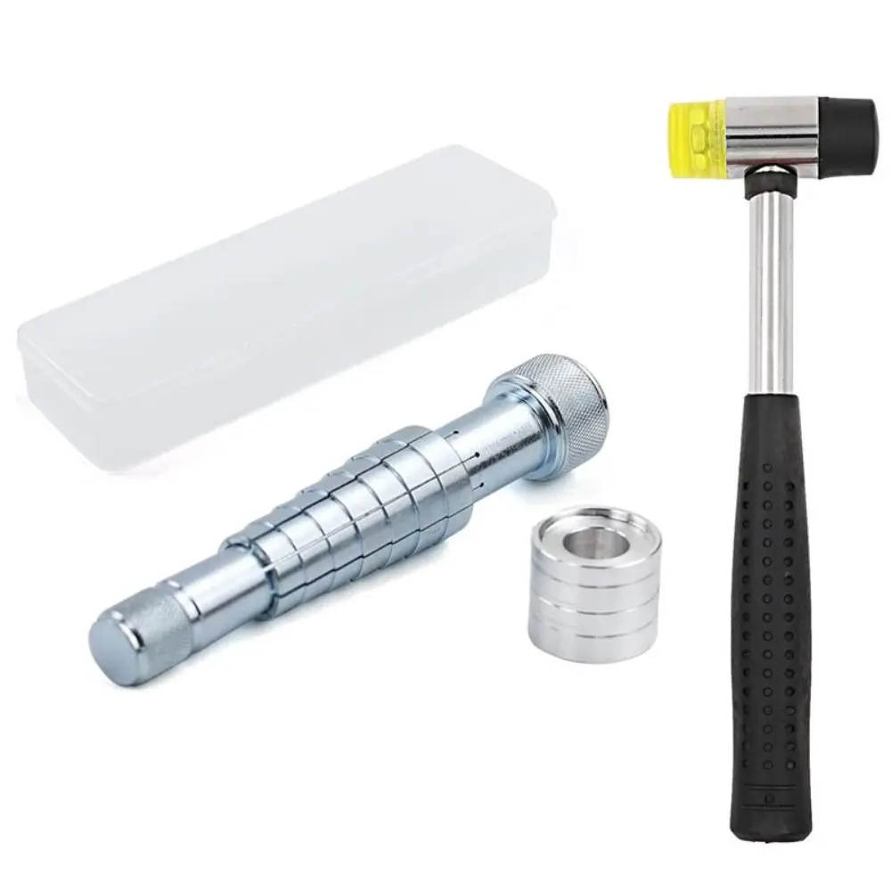 Dual Head Ring Stretcher Plastic and Rubber Hammer Metal Mallet for Jewelry Finger Ring Size Adjuster Durable Anti-slip
Dual Head Ring Stretcher Plastic and Rubber Hammer Metal Mallet for Jewelry Finger Ring Size Adjuster Durable Anti-slip