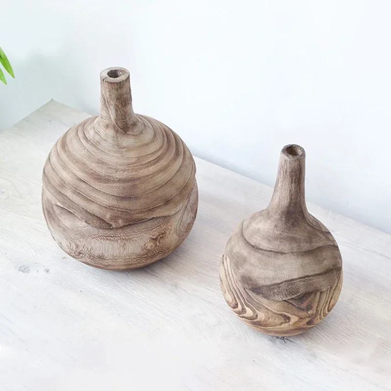 Luxury Wooden Vase Figurines Bedroom Study Miniatures Living Room Japanese Vintage Aesthetic Garden Home Decor Estatua FYFM
Luxury Wooden Vase Figurines Bedroom Study Miniatures Living Room Japanese Vintage Aesthetic Garden Home Decor Estatua FYFM