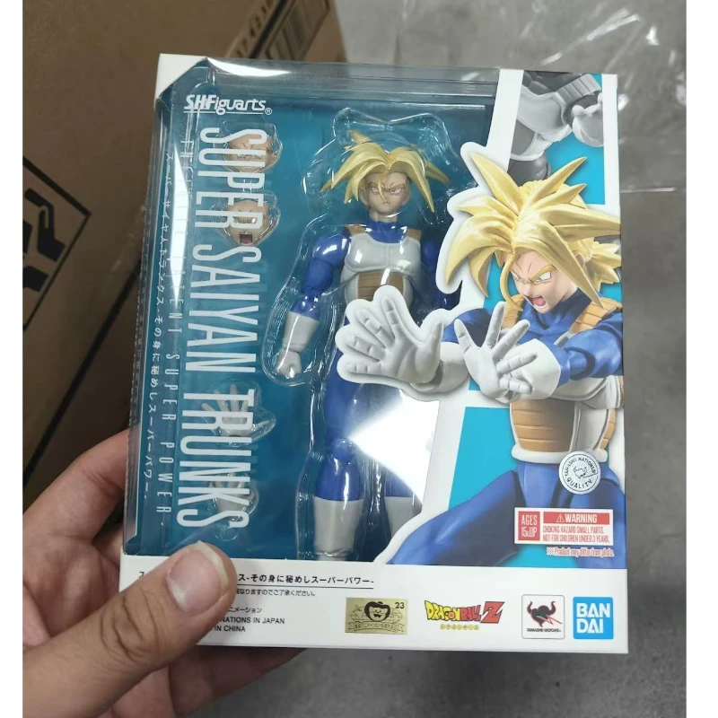 New products in stock Dragon Ball SFH Trunks Battle suit Assembly model A moveable doll Collection of figures Popular toys Gift
New products in stock Dragon Ball SFH Trunks Battle suit Assembly model A moveable doll Collection of figures Popular toys Gift