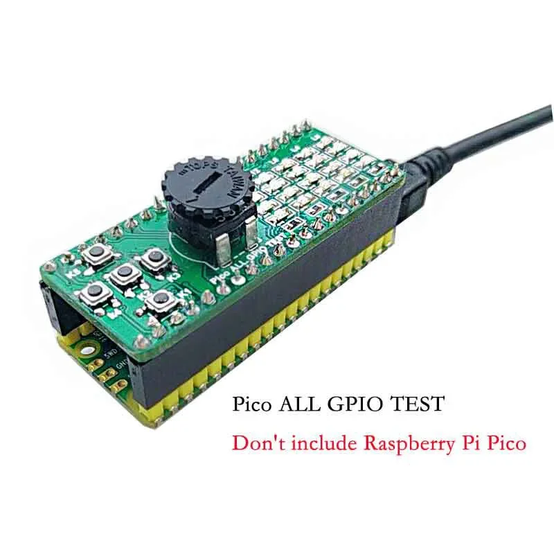 Тестовая плата Raspberry Pi Pico All Gpio, светодиодный ключ, плата стартера Adc Pico, простая доска
Тестовая плата Raspberry Pi Pico All Gpio, светодиодный ключ, плата стартера Adc Pico, простая доска