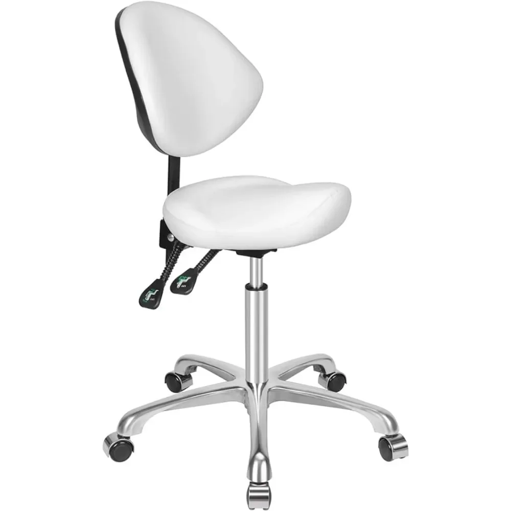 Swivel Chair With Back) Salon Furniture for Beauty Salon Ergonomic Rolling Swivel Saddle Stool With Wheels Professional Barber
Swivel Chair With Back) Salon Furniture for Beauty Salon Ergonomic Rolling Swivel Saddle Stool With Wheels Professional Barber