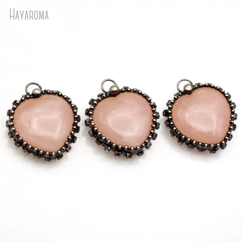 10Pcs Vintage Gift For Her Handmade Jewelry Soldered Heart Point Antique Silver Color Rose Quartzs Crystal Pendant PM49786
10Pcs Vintage Gift For Her Handmade Jewelry Soldered Heart Point Antique Silver Color Rose Quartzs Crystal Pendant PM49786
