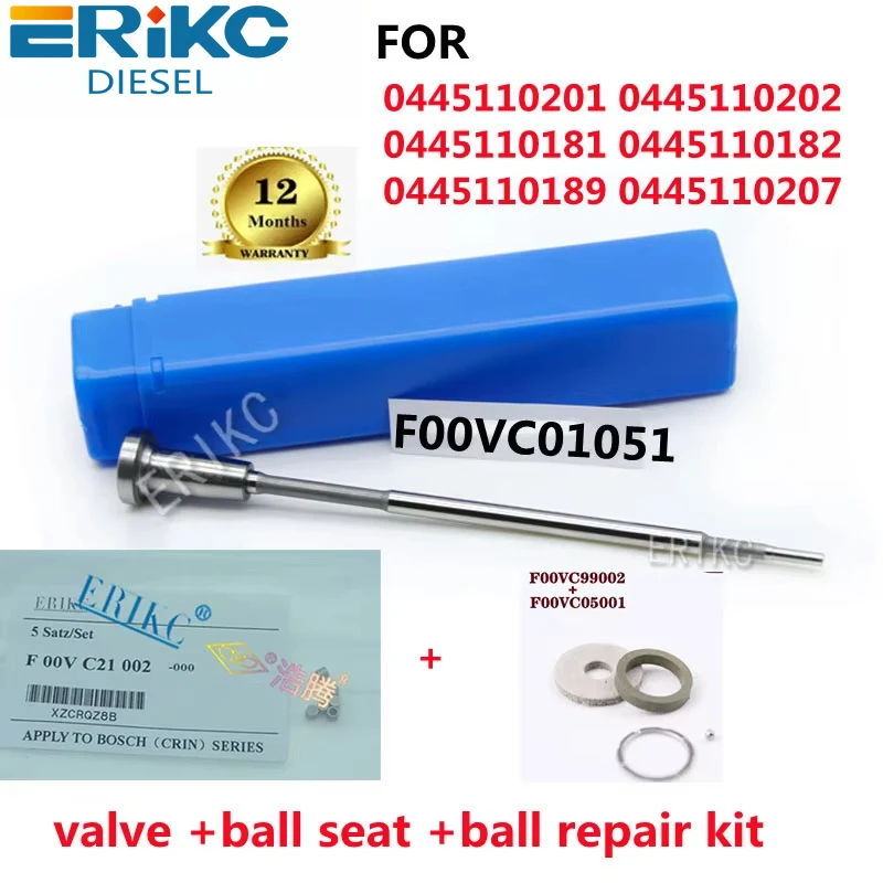 ERIKC регулирующий клапан F00VC01051 + F00VC21002 + F00VC99002 + F00VC05001 для 0445110201 0445110202 0445110181 0445110182
ERIKC регулирующий клапан F00VC01051 + F00VC21002 + F00VC99002 + F00VC05001 для 0445110201 0445110202 0445110181 0445110182