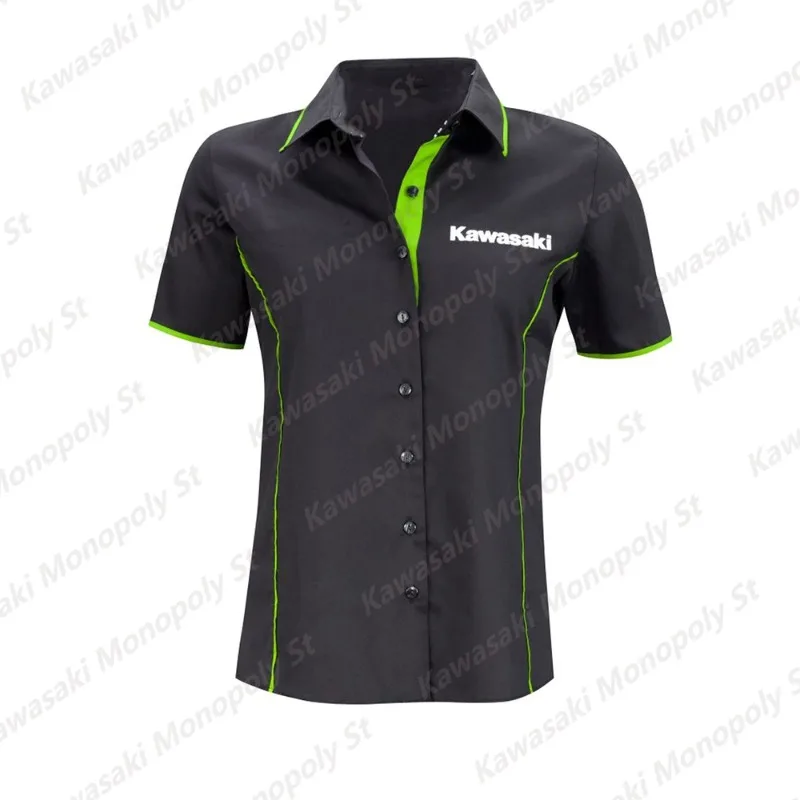 25 New Summer Men's and Women's Japanese Short sleeved Shirts Kawasaki Printed Motorcycle Racing Adult Fast Drying Fashion Casua
25 New Summer Men's and Women's Japanese Short sleeved Shirts Kawasaki Printed Motorcycle Racing Adult Fast Drying Fashion Casua
