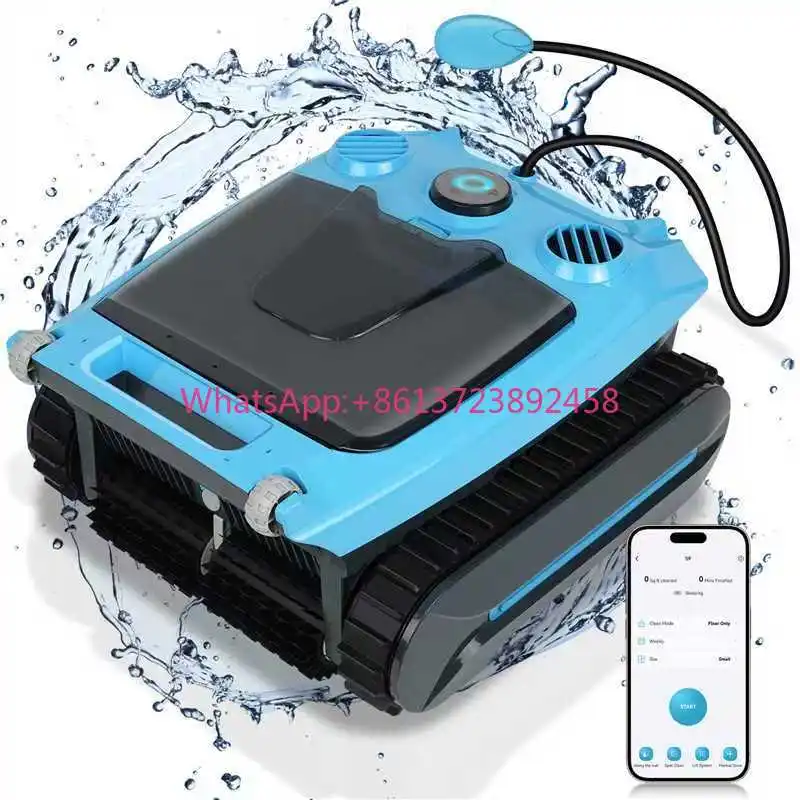 Automatic Wireless Robotic Pool Vacuum Cleaner for Above and In-Ground Pools Outdoor Swimming Pool Cleaning Robot
Automatic Wireless Robotic Pool Vacuum Cleaner for Above and In-Ground Pools Outdoor Swimming Pool Cleaning Robot