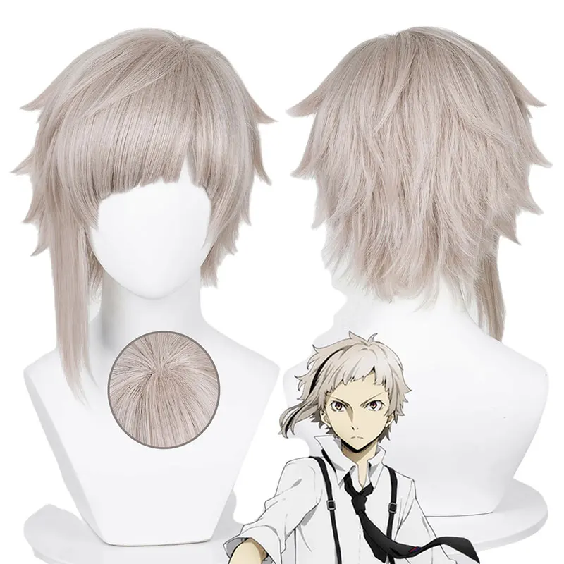 The literary giant stray dog, Atsu Nakajima, has a cosplay wig with slanted bangs, upturned hair, and a synthetic fiber wig on h
The literary giant stray dog, Atsu Nakajima, has a cosplay wig with slanted bangs, upturned hair, and a synthetic fiber wig on h