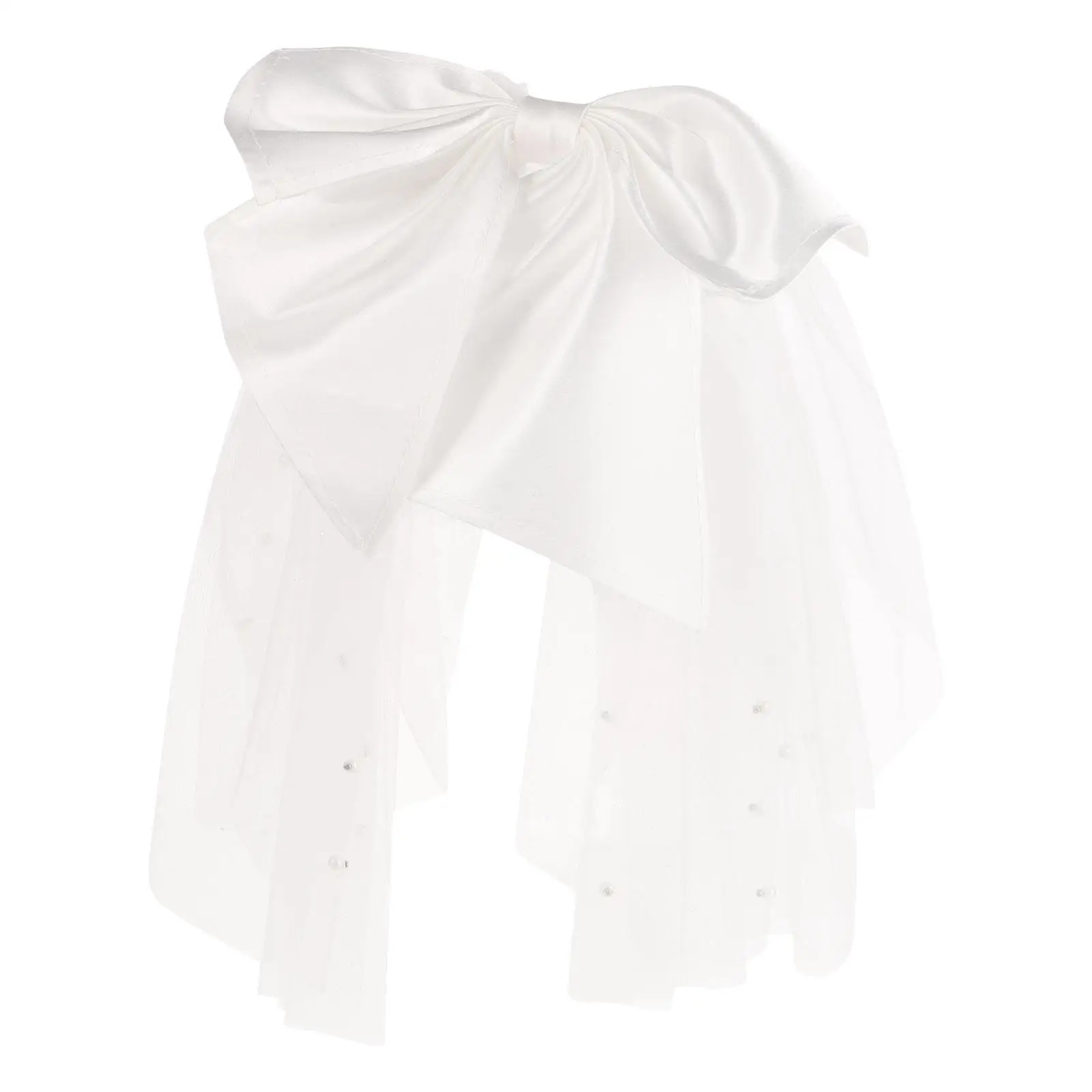 Bow Veil Short Wedding Bridal Veils Women White Accessories Bride Mesh Soft Comfortable Romantic Elegant Luxury Durability Easy
Bow Veil Short Wedding Bridal Veils Women White Accessories Bride Mesh Soft Comfortable Romantic Elegant Luxury Durability Easy