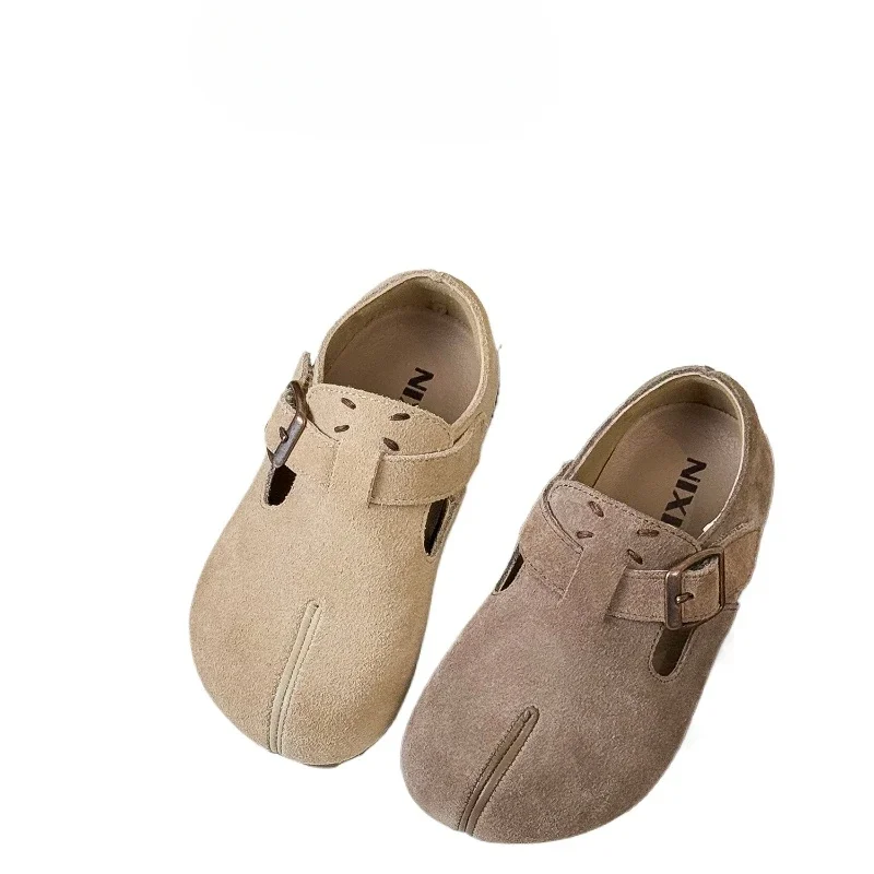 Spring Children Boy Girls Classic Genuine Leather False Separation of Toes Flats Shoes Kids Toddler Suede Fashion Casual Shoe
Spring Children Boy Girls Classic Genuine Leather False Separation of Toes Flats Shoes Kids Toddler Suede Fashion Casual Shoe