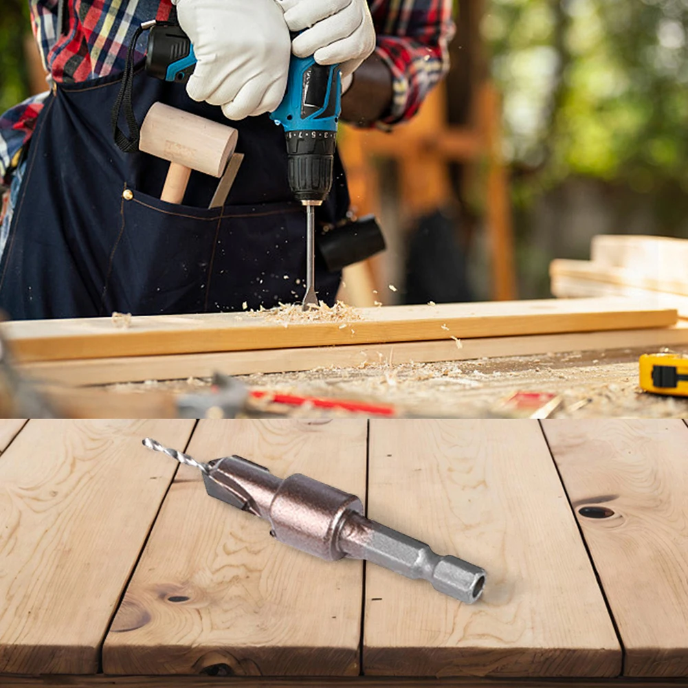 Набор сверл с зенковкой из 7 предметов, предназначенный для деревообработки и различных материалов с помощью продвинутых техники
Набор сверл с зенковкой из 7 предметов, предназначенный для деревообработки и различных материалов с помощью продвинутых техники