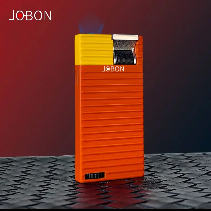 Jobon Flat Flame Gas Lighter, Creatively Color-changing Body, Lever Ignition Blue Flame Metal Windproof Lighter, Men's Gift
Jobon Flat Flame Gas Lighter, Creatively Color-changing Body, Lever Ignition Blue Flame Metal Windproof Lighter, Men's Gift