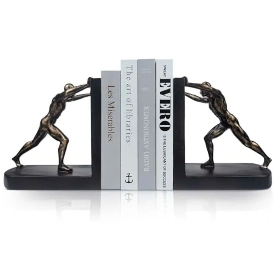 Декоративные подставки для книг в виде мужчин, 7 дюймов, из смолы, нескользящие, для тяжелых книг, для полок, креативные украшения для полок
Декоративные подставки для книг в виде мужчин, 7 дюймов, из смолы, нескользящие, для тяжелых книг, для полок, креативные украшения для полок
