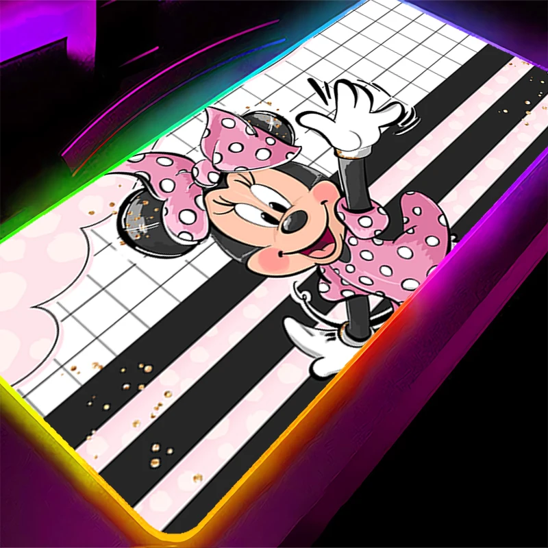RGB LED Mouse Pad Rubber Mousepad Pattern Game Pad PC Accessories Desk Mat Non Slip Table Mat M-minnie Mouse Office Keyboard Pad
RGB LED Mouse Pad Rubber Mousepad Pattern Game Pad PC Accessories Desk Mat Non Slip Table Mat M-minnie Mouse Office Keyboard Pad
