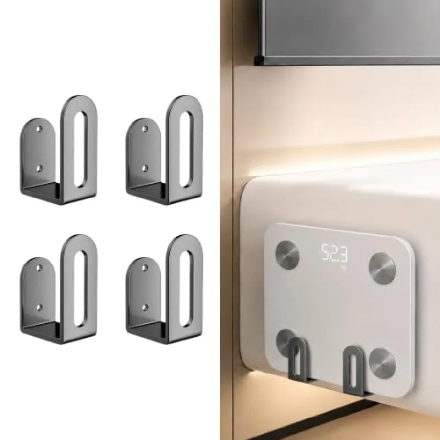 Scale Holder for Bathroom Wall - 4pcs Universal Wall Mount Bathroom Scale Body Weight Stand for Wall Cabinet Home with Adhesive
Scale Holder for Bathroom Wall - 4pcs Universal Wall Mount Bathroom Scale Body Weight Stand for Wall Cabinet Home with Adhesive