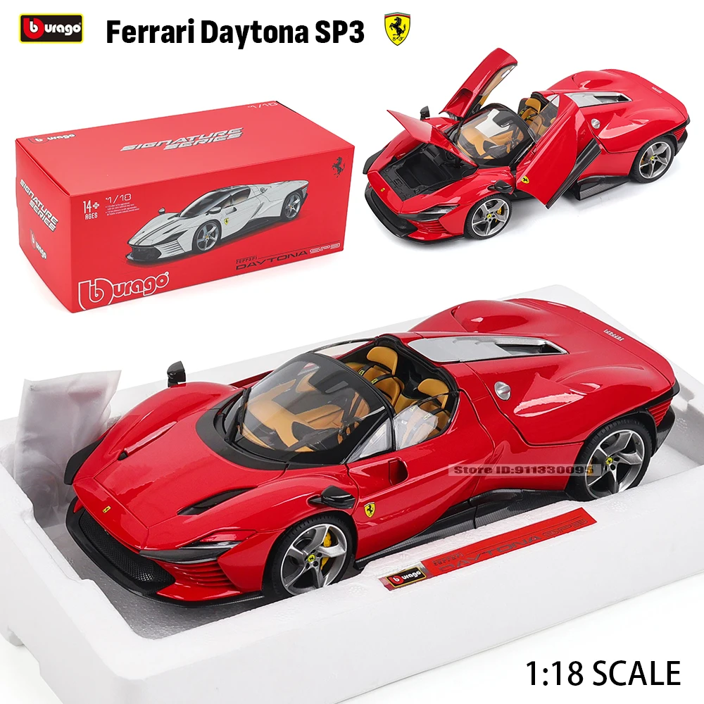 Bburago 1:18 Ferrari DAYTONA SP3 car model simulation alloy car model handicraft decoration collection toy
Bburago 1:18 Ferrari DAYTONA SP3 car model simulation alloy car model handicraft decoration collection toy