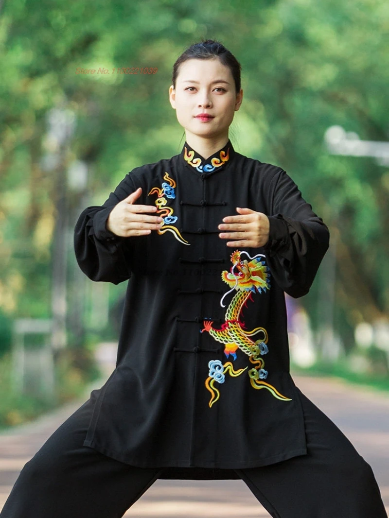 2026 chinese kung fu tai chi training exercise suit martial arts taijiquan wushu uniform flower embroidery sports tops+pants set
2026 chinese kung fu tai chi training exercise suit martial arts taijiquan wushu uniform flower embroidery sports tops+pants set
