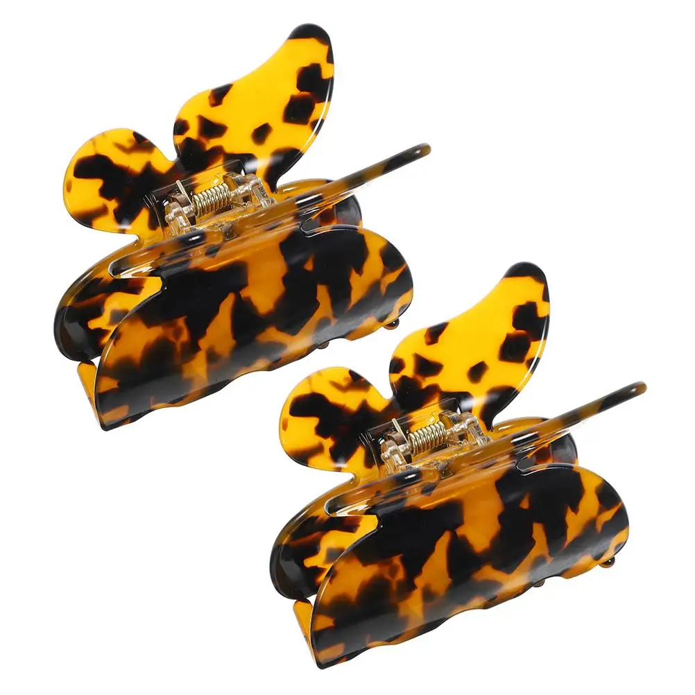 2 Pcs Butterfly Hair Claw Clips Acetate Material Strong Grip Versatile Accessories Thick Hair Easy Use Fashionable
2 Pcs Butterfly Hair Claw Clips Acetate Material Strong Grip Versatile Accessories Thick Hair Easy Use Fashionable
