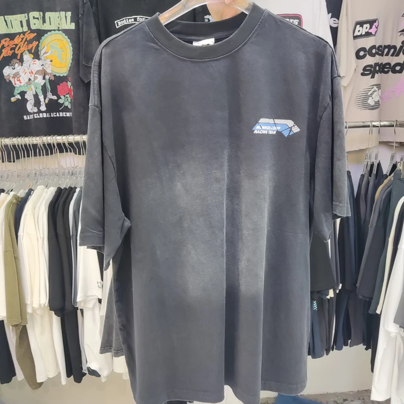 Saint Vintage American Fashion Brand Summer Streetwear Vintage Loose Cotton Hip-hop Short Sleeved T-shirt
Saint Vintage American Fashion Brand Summer Streetwear Vintage Loose Cotton Hip-hop Short Sleeved T-shirt