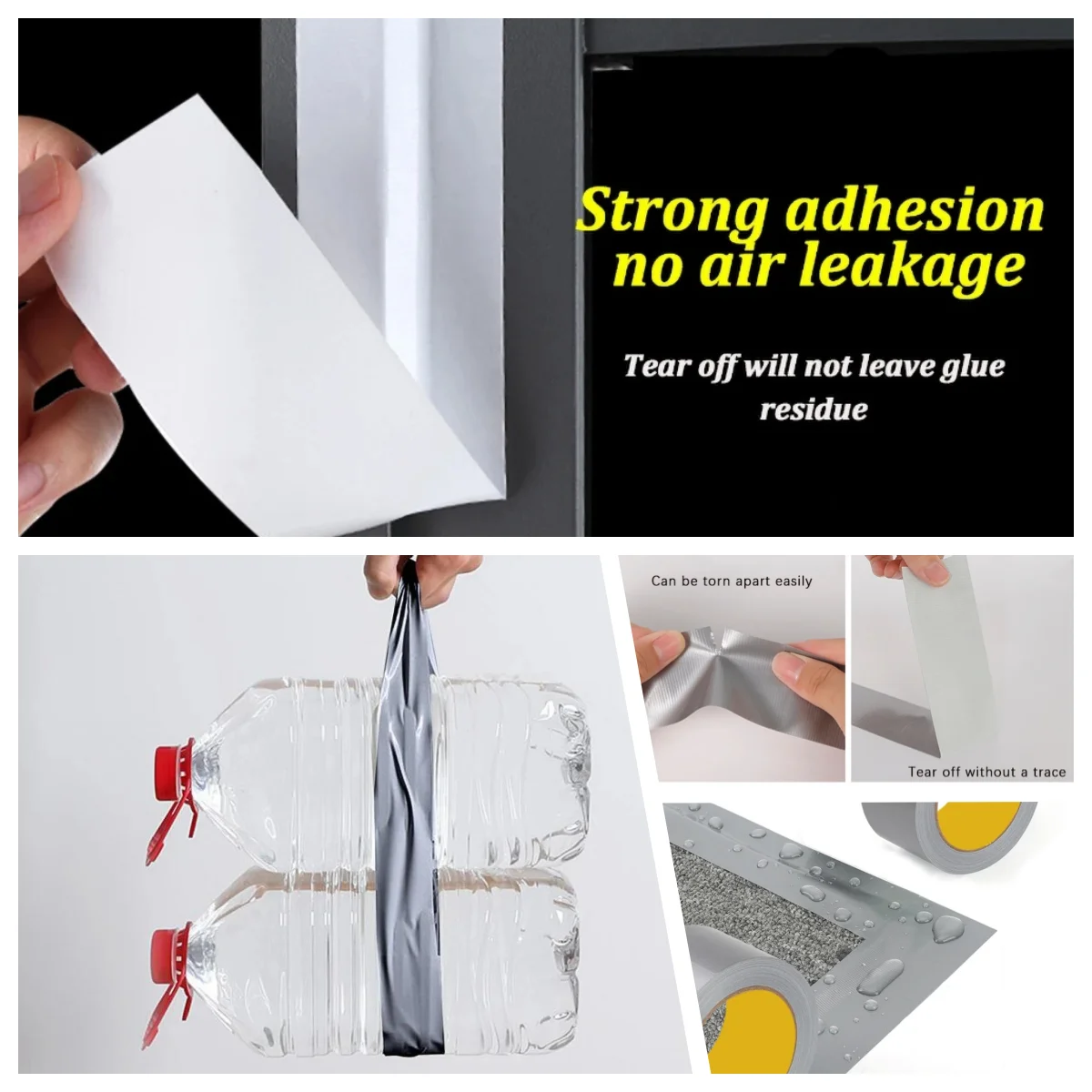 Windproof Window Sealing Tape Self Adhesive Seam Sealing Strip Strong Dustproof Waterproof Duct Tape Door Weather Stripping
Windproof Window Sealing Tape Self Adhesive Seam Sealing Strip Strong Dustproof Waterproof Duct Tape Door Weather Stripping