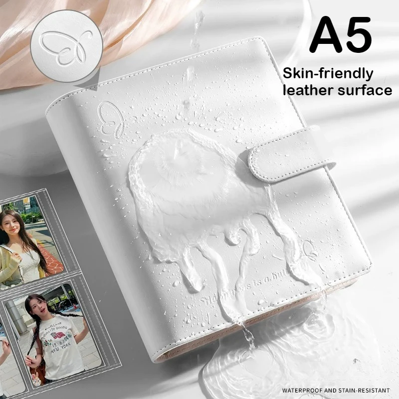 SINGBA A5 6-Ring Magnetic Card Binder Album Matte 4-Pocket PU Leather for 3" 3.5" Photocard Polaroid Collection
SINGBA A5 6-Ring Magnetic Card Binder Album Matte 4-Pocket PU Leather for 3" 3.5" Photocard Polaroid Collection