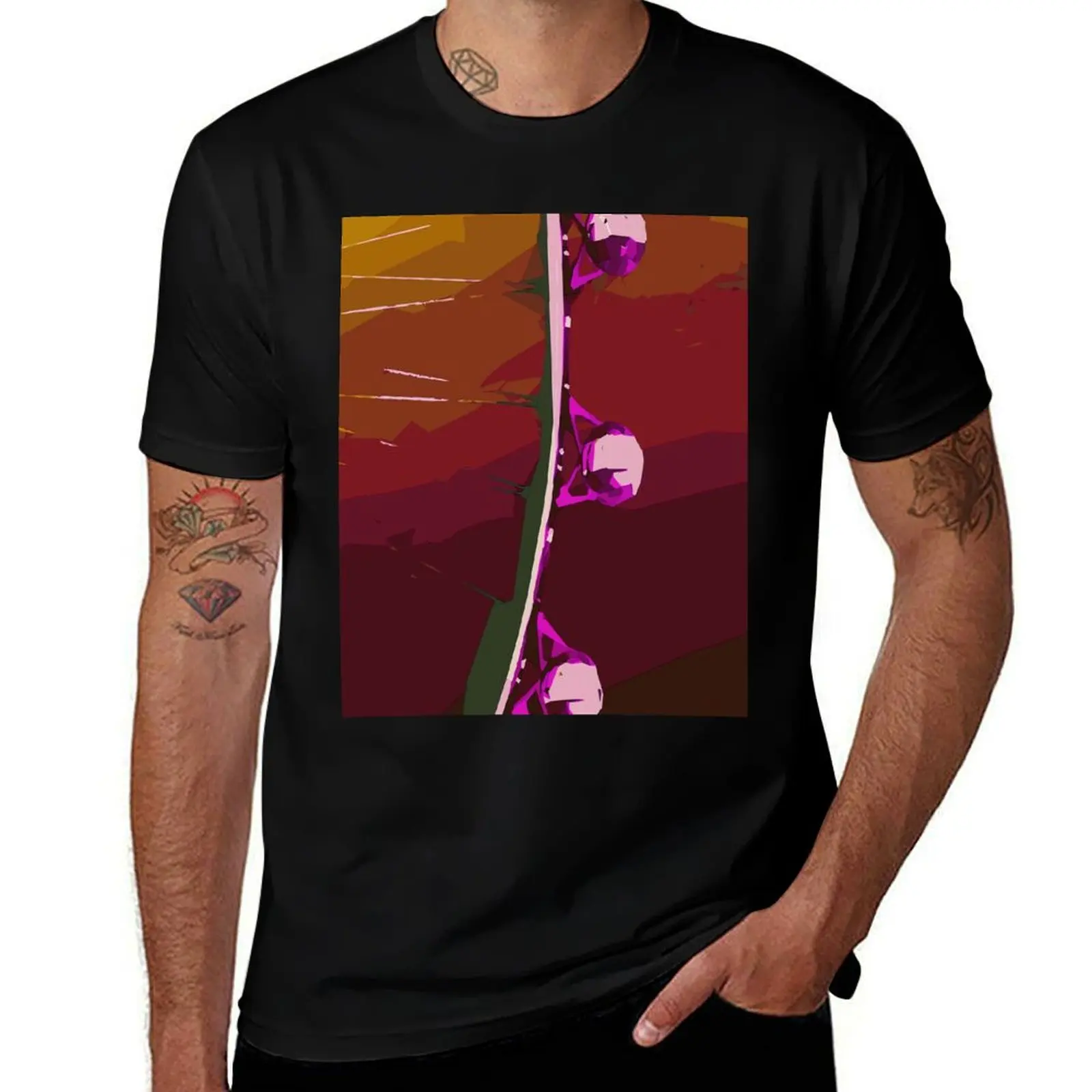 pink ferris wheel with yellow red orange and brown background T-Shirt heavyweights topping tees men t shirts high quality
pink ferris wheel with yellow red orange and brown background T-Shirt heavyweights topping tees men t shirts high quality