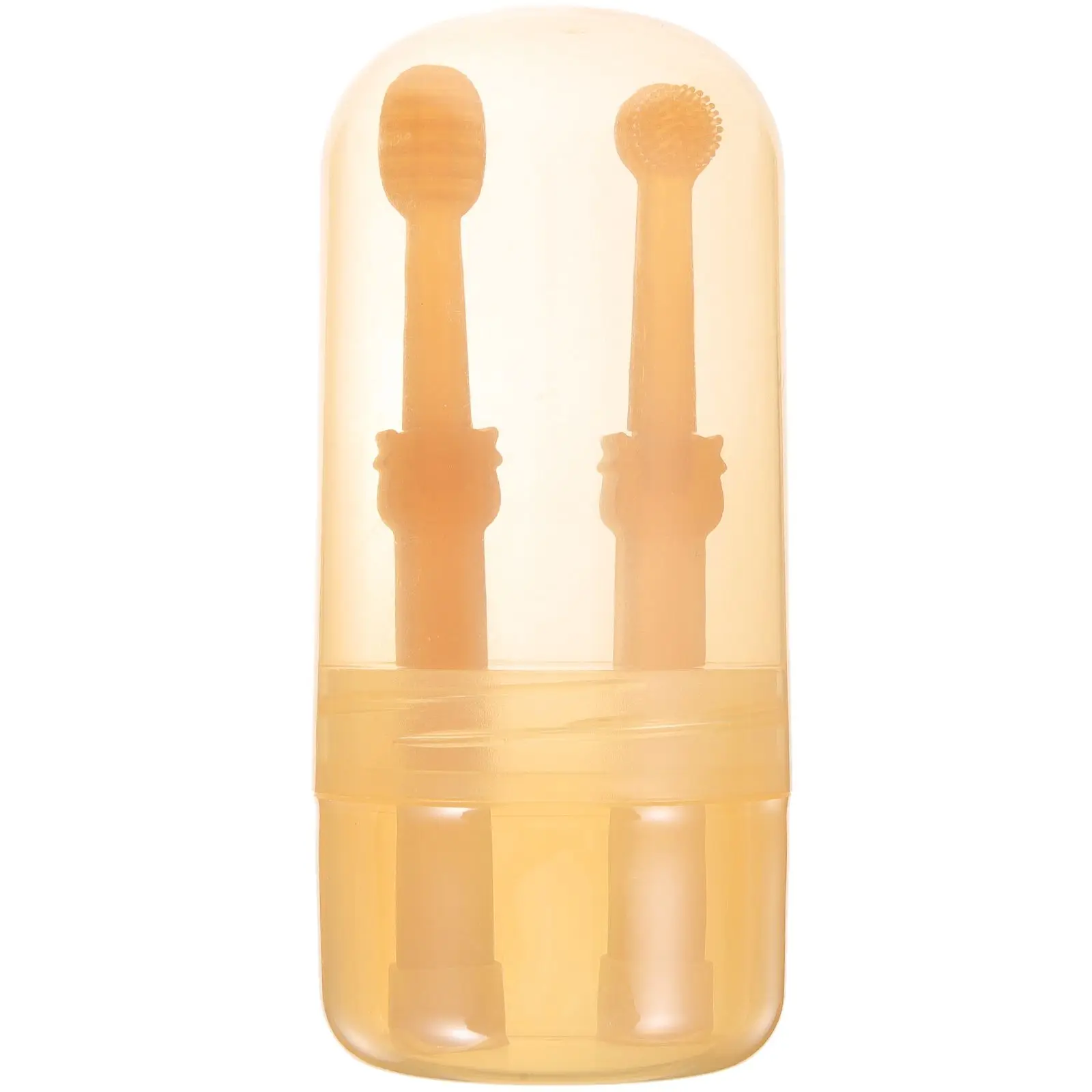 2 Soft Head Pet Toothbrushes for Dogs Cats al Care Silicone Dental Cleaning Supplies Light Brown Reusable Safe Material Tartar
2 Soft Head Pet Toothbrushes for Dogs Cats al Care Silicone Dental Cleaning Supplies Light Brown Reusable Safe Material Tartar