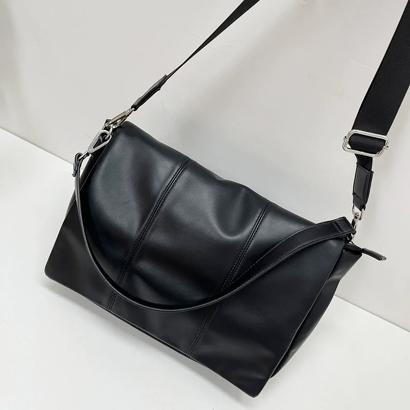 New Versatile Soft Leather Men's Bag Casual Shoulder Crossbody Bag Female Large Capacity Folded Handbags Luxury Design Satchels
New Versatile Soft Leather Men's Bag Casual Shoulder Crossbody Bag Female Large Capacity Folded Handbags Luxury Design Satchels