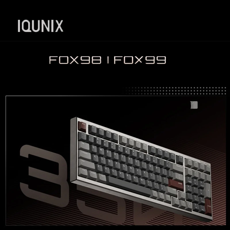 Iqunix Fox98 Fox99 Custom Mechanical Keyboard Three-Mode Connectivity 350-Hour Long Battery Life Gaming And Office Keyboard
Iqunix Fox98 Fox99 Custom Mechanical Keyboard Three-Mode Connectivity 350-Hour Long Battery Life Gaming And Office Keyboard