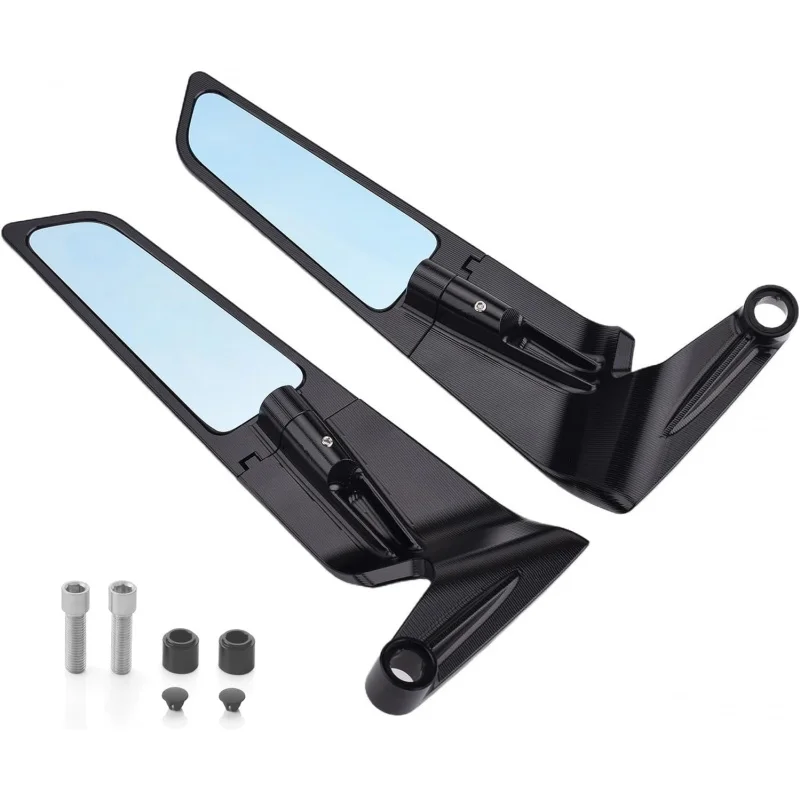 High Quality Motorcycle Folding Rearview Mirror Aluminum Alloy Universal Wide Angle Anti Vibration
High Quality Motorcycle Folding Rearview Mirror Aluminum Alloy Universal Wide Angle Anti Vibration