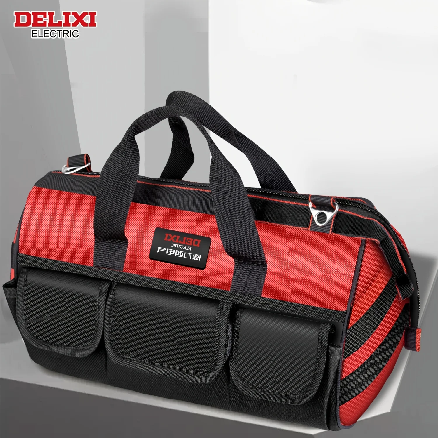 DELIXI ELECTRIC Tool Bag:Sturdy,With Multi-Pockets and Staggered Metal Buckle for Easy Tool Access,Perfect for Organizing Tools
DELIXI ELECTRIC Tool Bag:Sturdy,With Multi-Pockets and Staggered Metal Buckle for Easy Tool Access,Perfect for Organizing Tools