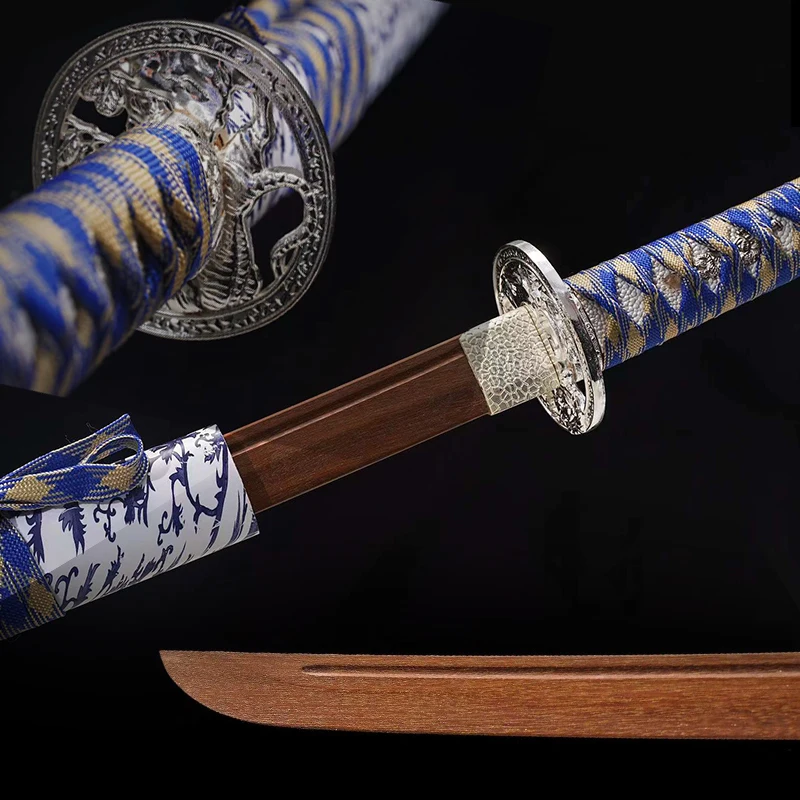 Sword, Real Katana, Wooden Blade, Iaito Training Sword, Props, Black Saya Colorful, Sword, Tiger Tsuba,Dragon Sword, Can Custom
Sword, Real Katana, Wooden Blade, Iaito Training Sword, Props, Black Saya Colorful, Sword, Tiger Tsuba,Dragon Sword, Can Custom