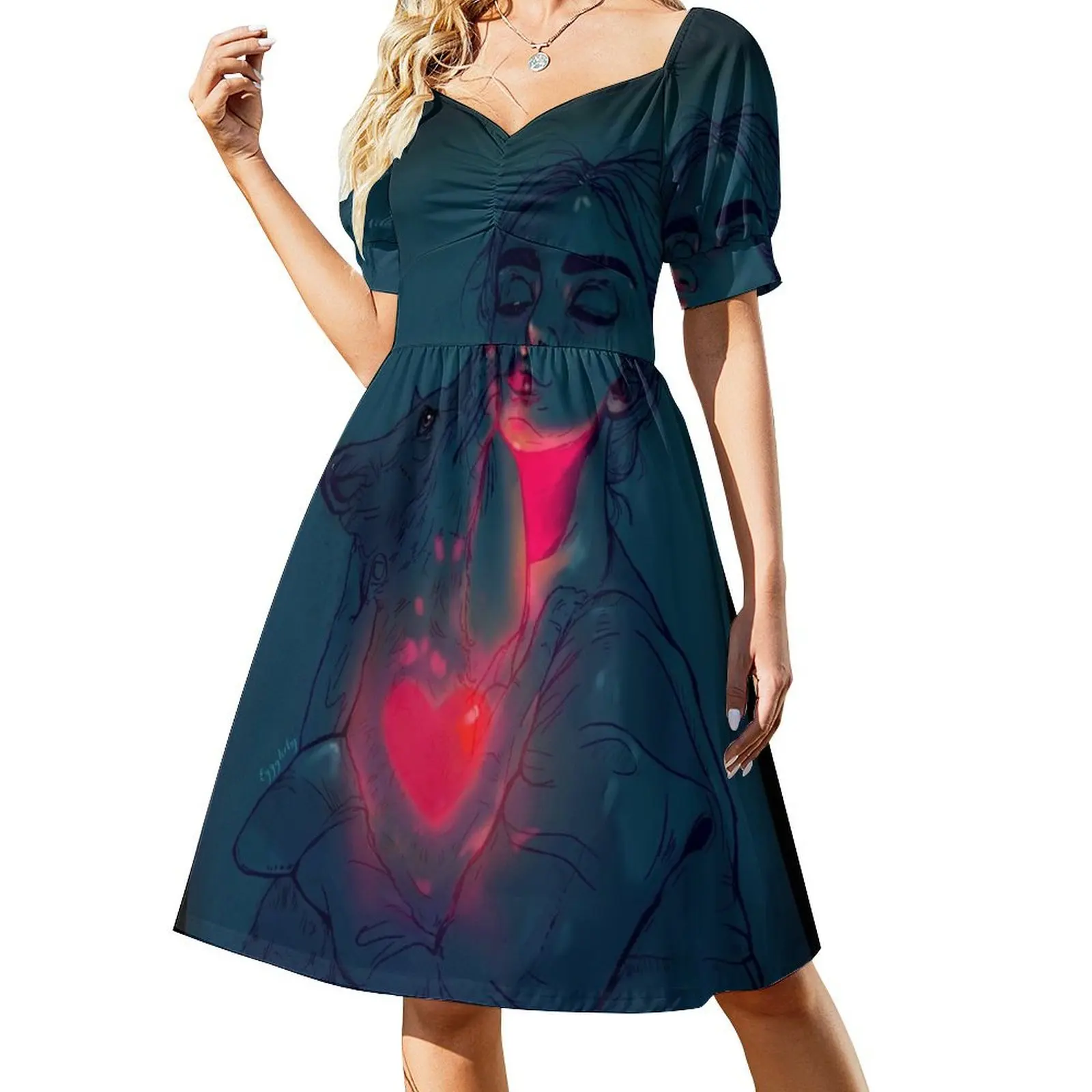Glowing in the dark Short-Sleeved Dress clothes ladies dresses for women 2025 dresses summer prom dresses
Glowing in the dark Short-Sleeved Dress clothes ladies dresses for women 2025 dresses summer prom dresses