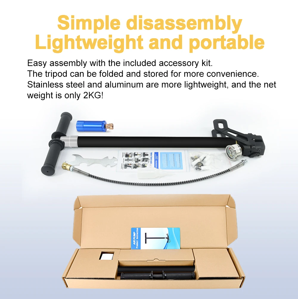 TRIMIX 4-Stage High Pressure Hand PCP Pump 30mpa 4500Psi Operated HPA Diving Scuba Tank Hunting Car Bicycle
TRIMIX 4-Stage High Pressure Hand PCP Pump 30mpa 4500Psi Operated HPA Diving Scuba Tank Hunting Car Bicycle