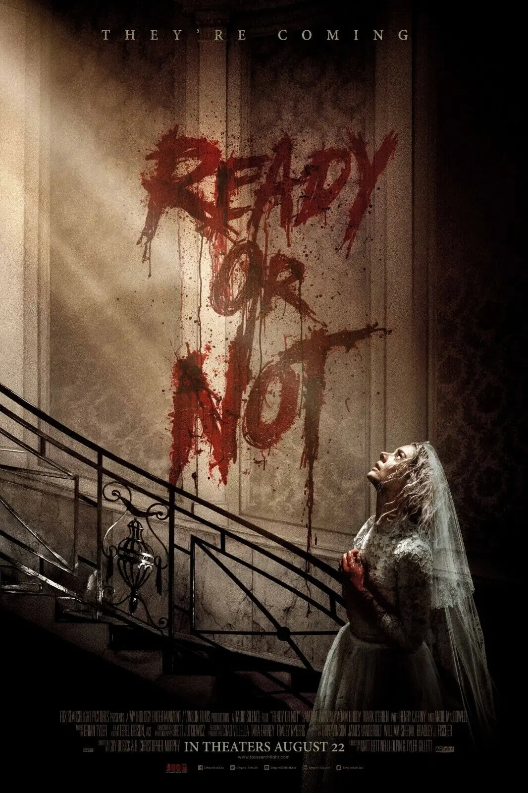Ready or Not Movie Print Art Canvas Poster for Living Room Decoration Home Wall Decor Picture
Ready or Not Movie Print Art Canvas Poster for Living Room Decoration Home Wall Decor Picture