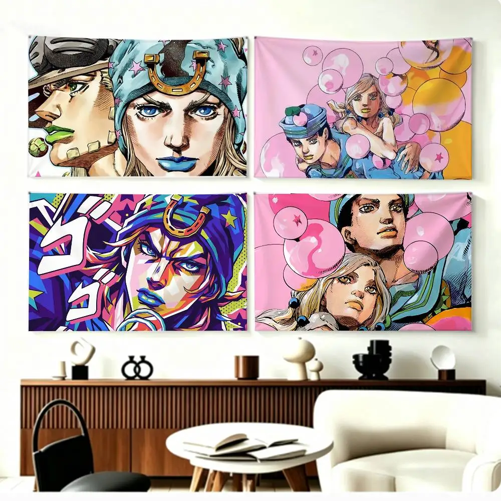 COOL J-JoJos B-Bizarres Adventures Flags Wall Hanging Background Art Banner for Bedroom Home Outdoor Decor
COOL J-JoJos B-Bizarres Adventures Flags Wall Hanging Background Art Banner for Bedroom Home Outdoor Decor