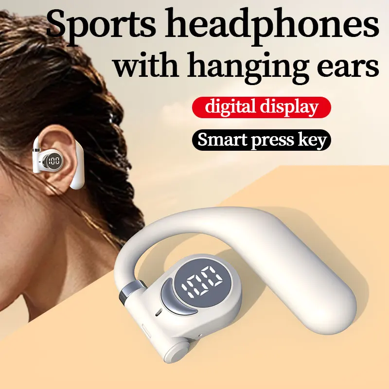 Left Ear Single Ear Wireless Bluetooth Earphone LED Power Digital Display Screen Hanging Earbuds Not In Ear Sport Call Headphone
Left Ear Single Ear Wireless Bluetooth Earphone LED Power Digital Display Screen Hanging Earbuds Not In Ear Sport Call Headphone