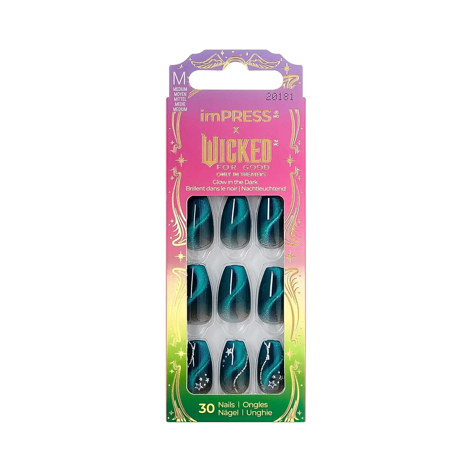 Green Glow-in-the-Dark Press On Nails, Medium Coffin, 30 Pcs, Up to 10 Day Hold, No Glue Needed
Green Glow-in-the-Dark Press On Nails, Medium Coffin, 30 Pcs, Up to 10 Day Hold, No Glue Needed