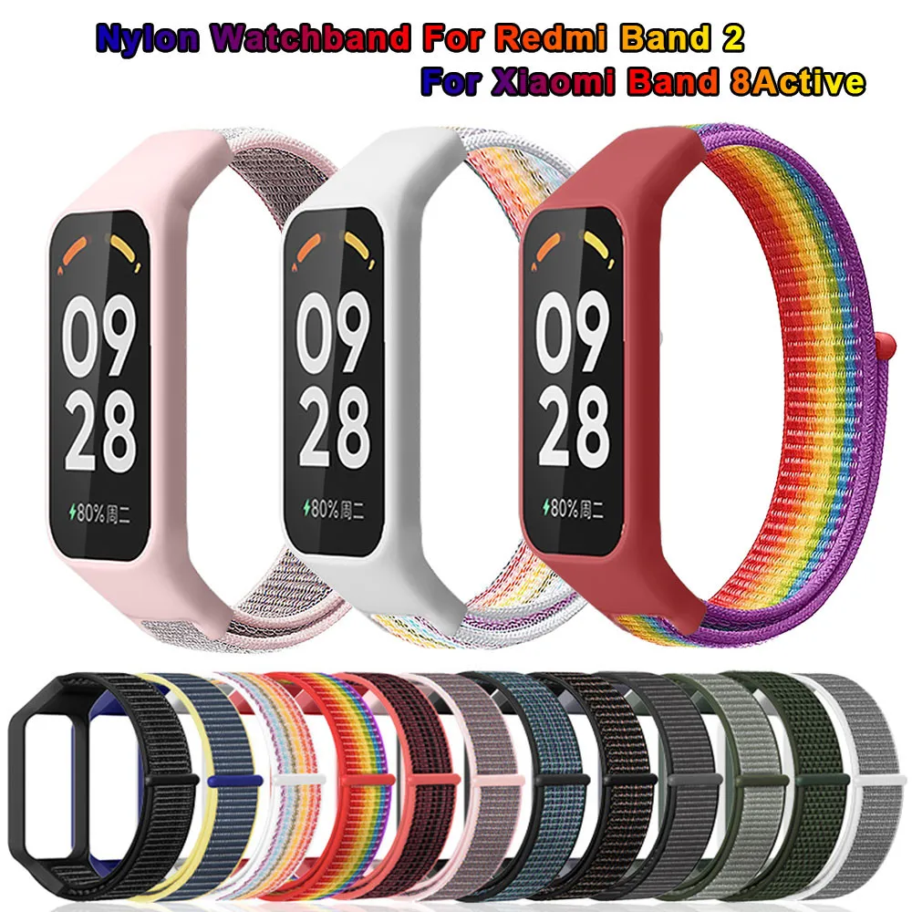 For Redmi Band 2 Strap Nylon Loop Watchband + Case Bracelet for Xiaomi Band 8 Active Wrist Belt Smart Watch Accessories
For Redmi Band 2 Strap Nylon Loop Watchband + Case Bracelet for Xiaomi Band 8 Active Wrist Belt Smart Watch Accessories