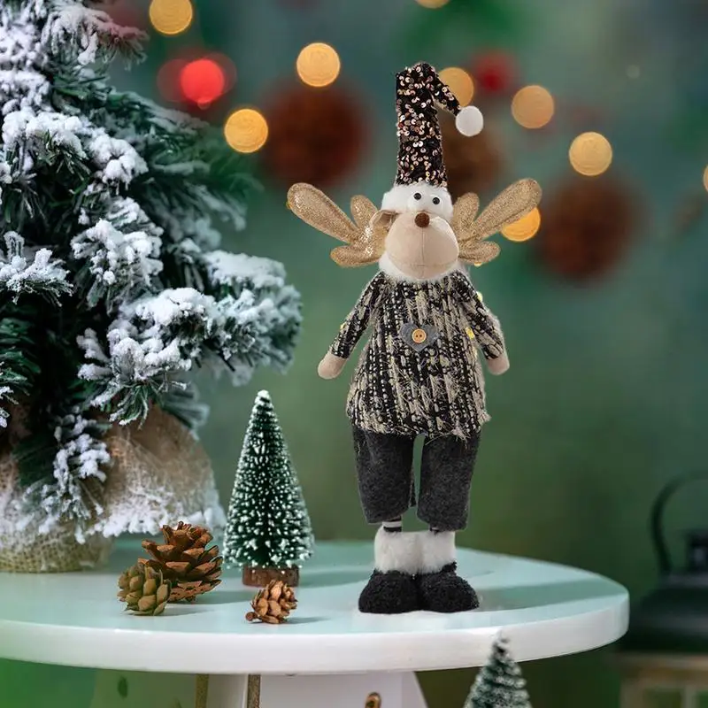 Christmas Standing Dolls Stuffed Holiday Standing Figurine Handmade Desktop Christmas Ornament Adorable Home Decorations Doll
Christmas Standing Dolls Stuffed Holiday Standing Figurine Handmade Desktop Christmas Ornament Adorable Home Decorations Doll