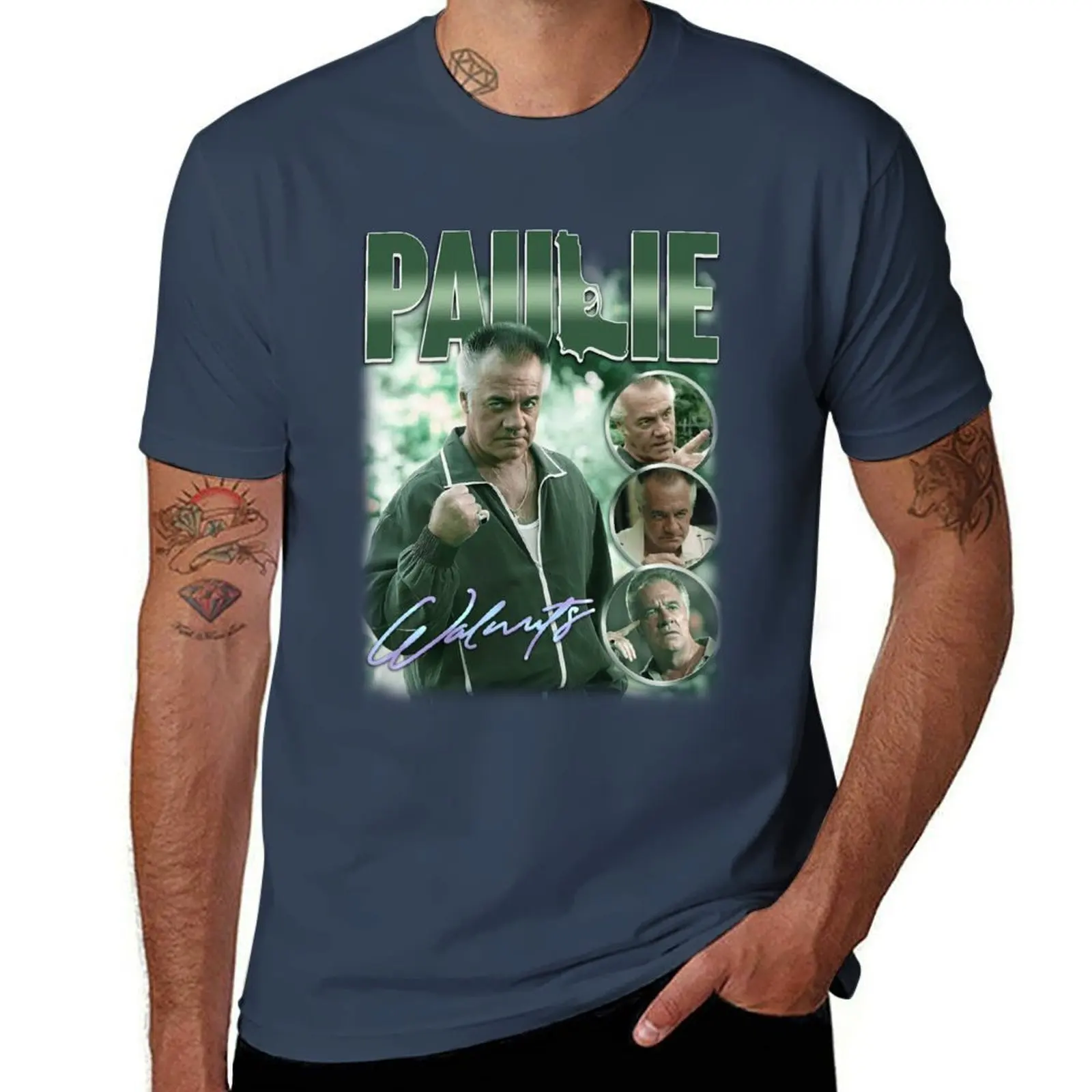 Walnuts Green Paulie T-Shirt High Elasticity Sports Tee Shirt
Walnuts Green Paulie T-Shirt High Elasticity Sports Tee Shirt